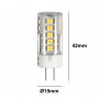 G4 Bi-Pin 2.5W 12V-DC/AC 270lm LED-Glühbirne G4 Bi-Pin 2.5W 12V-DC/AC 270lm