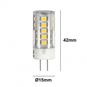 G4 Bi-Pin 2.5W 12V-DC/AC 270lm LED-Glühbirne G4 Bi-Pin 2.5W 12V-DC/AC 270lm