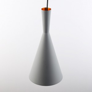 Nordische Hängeleuchte E27 „Solvang“ - Tom Dixon Design - Weiß, Schwarz, Rot, Gelb, Gold, Grau - minimalistisch, Skandi