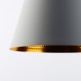 Nordische Hängeleuchte E27 „Solvang“ - Tom Dixon Design - Weiß, Schwarz, Rot, Gelb, Gold, Grau - minimalistisch, Skandi
