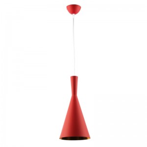 Nordische Hängeleuchte E27 „Solvang“ - Tom Dixon Design - Weiß, Schwarz, Rot, Gelb, Gold, Grau - minimalistisch, Skandi