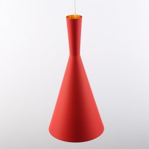 Nordische Hängeleuchte E27 „Solvang“ - Tom Dixon Design - Weiß, Schwarz, Rot, Gelb, Gold, Grau - minimalistisch, Skandi