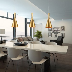 Hängeleuchte „Solvang“ aus Metall - E27 Hängelampe Tom Dixon Inspiration - alle Farben