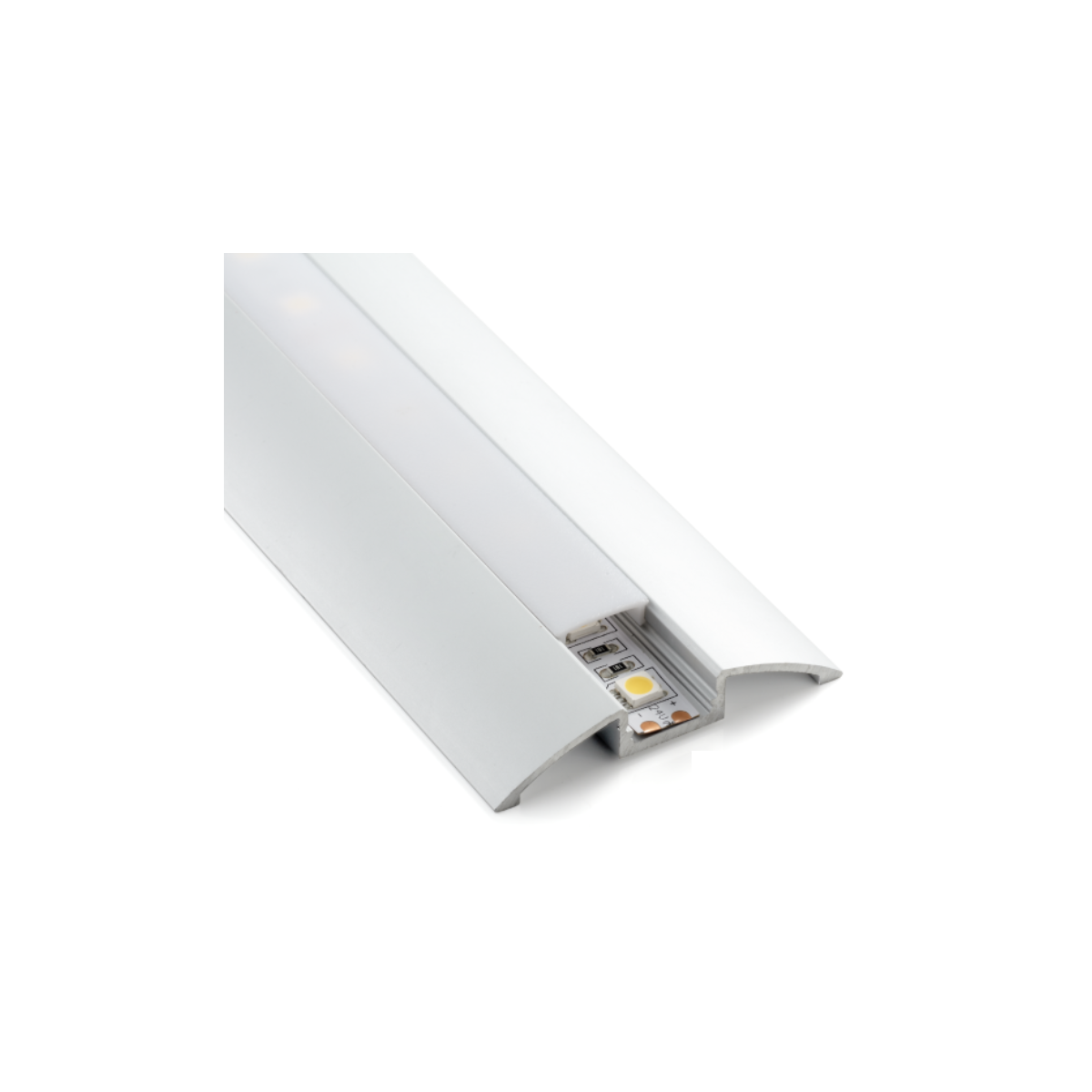 Aluminiumprofil für Oberflächenmontage 58 x 9 mm (2 m) - LED Streifen Zubehör