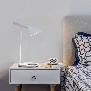 Nordische E27 Tischlampe MARLENE - Arne Jacobsen Inspiration - Couch, Leselampe, gemütlich
