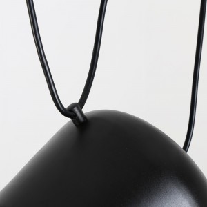 Minimalistische, moderne E27 Hängelampe AGOS - FLOS AIM Inspiration - Aus Aluminium, skulptural