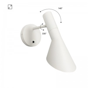 Designer Wandleuchte „Melisa“ - schwenkbarer Lampenkopf