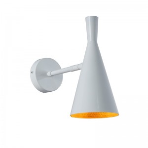 E27 Wandleuchte - Skandi, minimalistisch, Designerlampe - BEAT TALL Inspiration Tom Dixon - Deko - Mattweiß