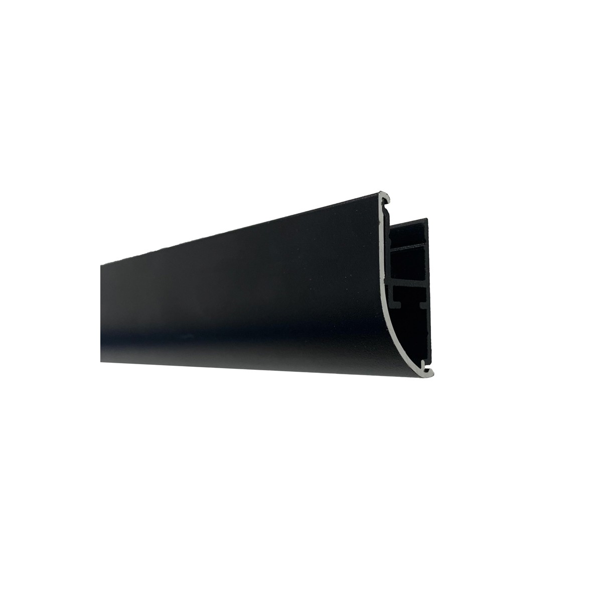 Alu-Profil für LED-Streifen 15,4 x 32,2 mm (2m) - schwarz