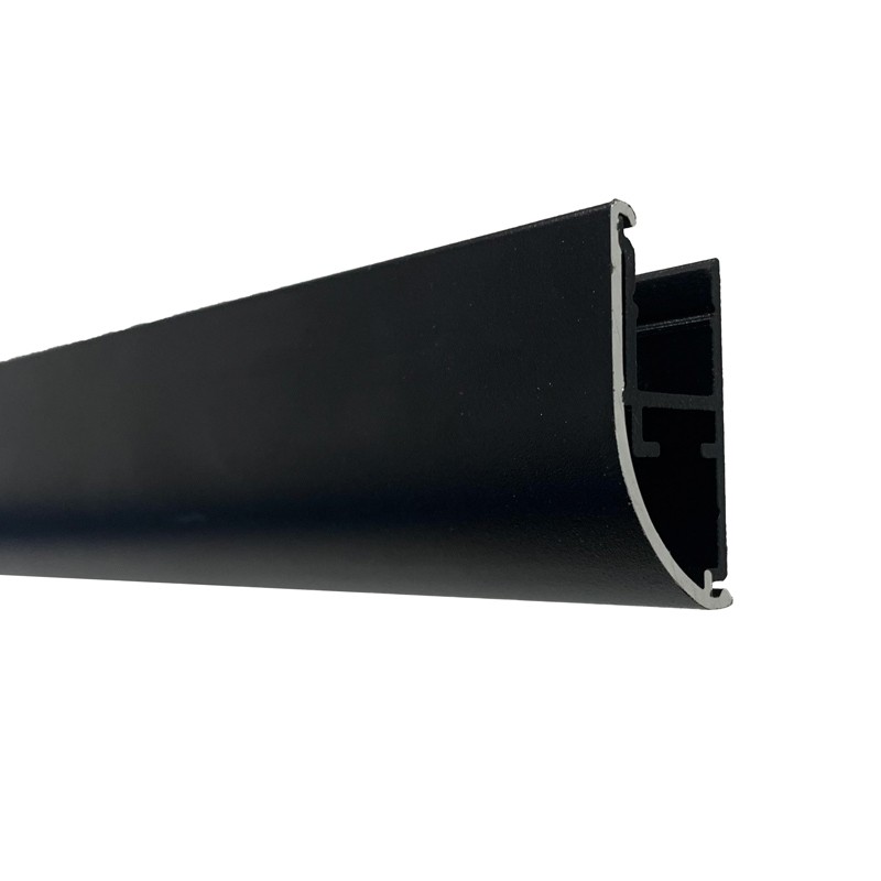 Alu-Profil für LED-Streifen 15,4 x 32,2 mm (2m) - schwarz