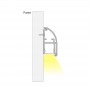 Alu-Profil für LED-Streifen 15,4 x 32,2 mm (2m) - hochwertige Beleuchtung