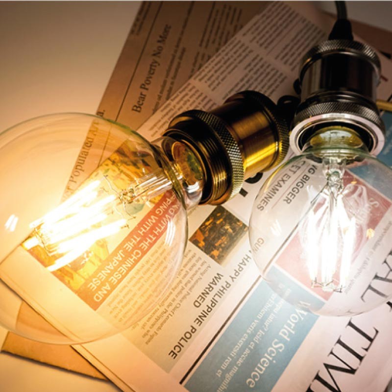 LED Filament Lampe G95 E27 8W led vintage retro