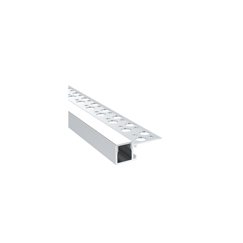 LED Aluminium Anbauprofil Set SURFACE 14mm (2m) eloxiert inkl