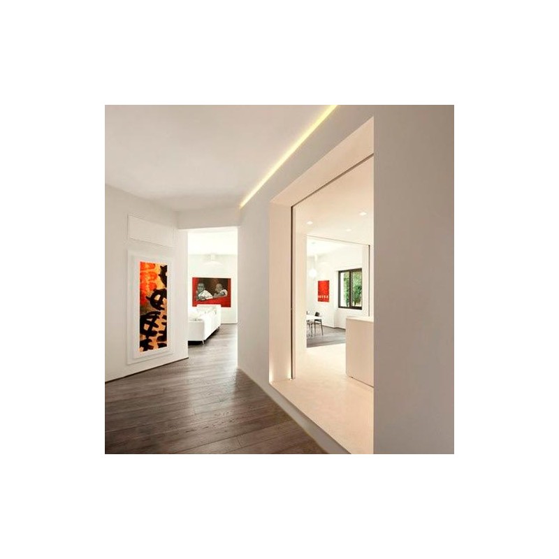 Alu-Profil für LED-Streifen 35,9x14mm (2m) - indirekte Beleuchtung Alu-Profil für LED-Streifen 35,9x14mm (2m) - indirekte Beleuchtung