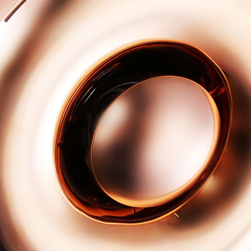 Designer Wandleuchte „Lips“ - E27 Kupfer Lampe - Tom Dixon Inspiration - Designerlampe