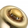 Designer Hängeleuchte „Julia“ - E27 Hängelampe in Gold - Widerspiegelung Spiegeleffekt