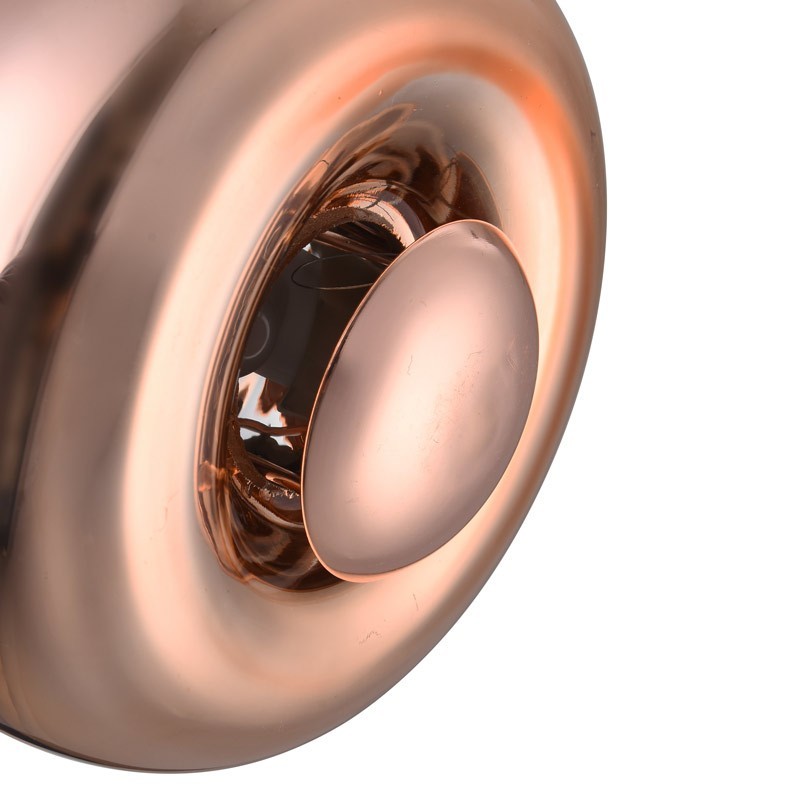 Designer Hängeleuchte „Julia“ - Kuper - E27 Hängelampe - Spiegellampe Spiegeleffekt - Ton Dixon Inspiration