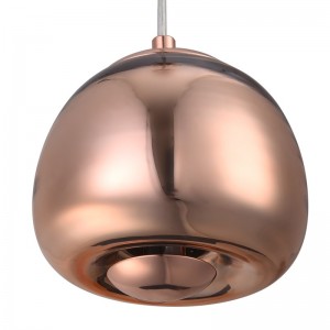 Designer Hängeleuchte „Julia“ E27 Hängelampe - Pendelleuchte - Spiegelleuchte - Interieur Design - Kupfer