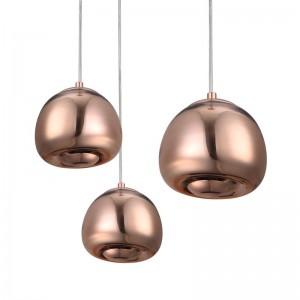 Designer Hängeleuchte „Julia“ - Kuper - E27 Hängelampe - Kupfer - Spiegel - VOID Tom Dixon Inspiration