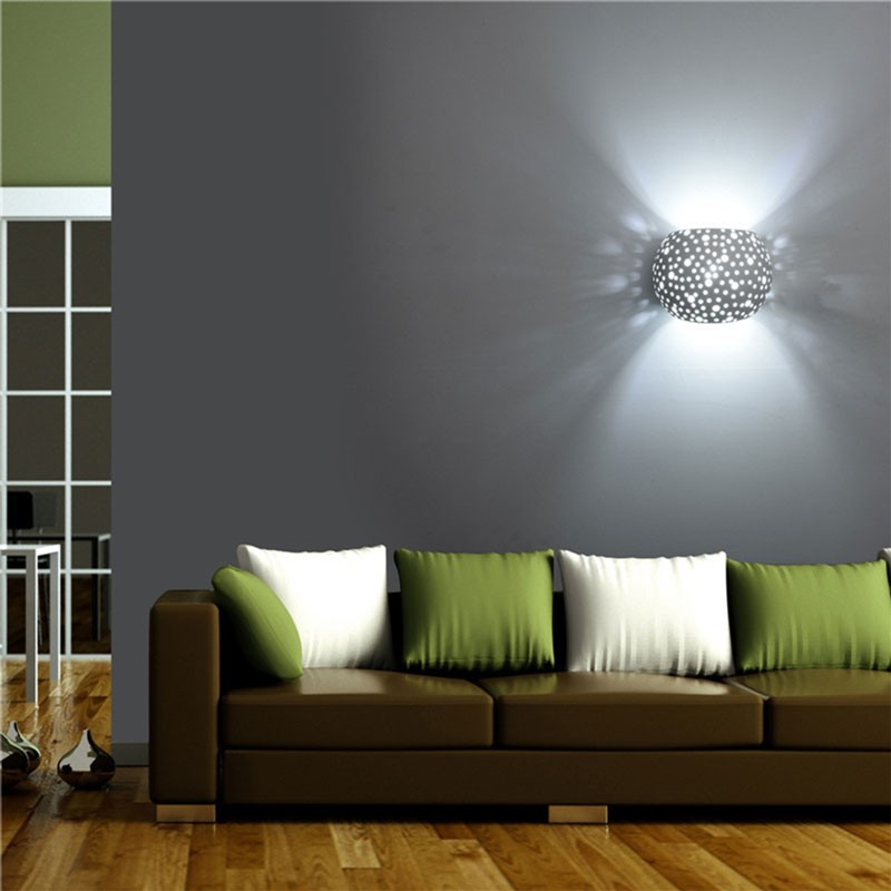 G9 Gipswandleuchte „Grim“ - Wandleuchte aus Gips G9 Gipswandleuchte „Grim“ - Wandleuchte aus Gips