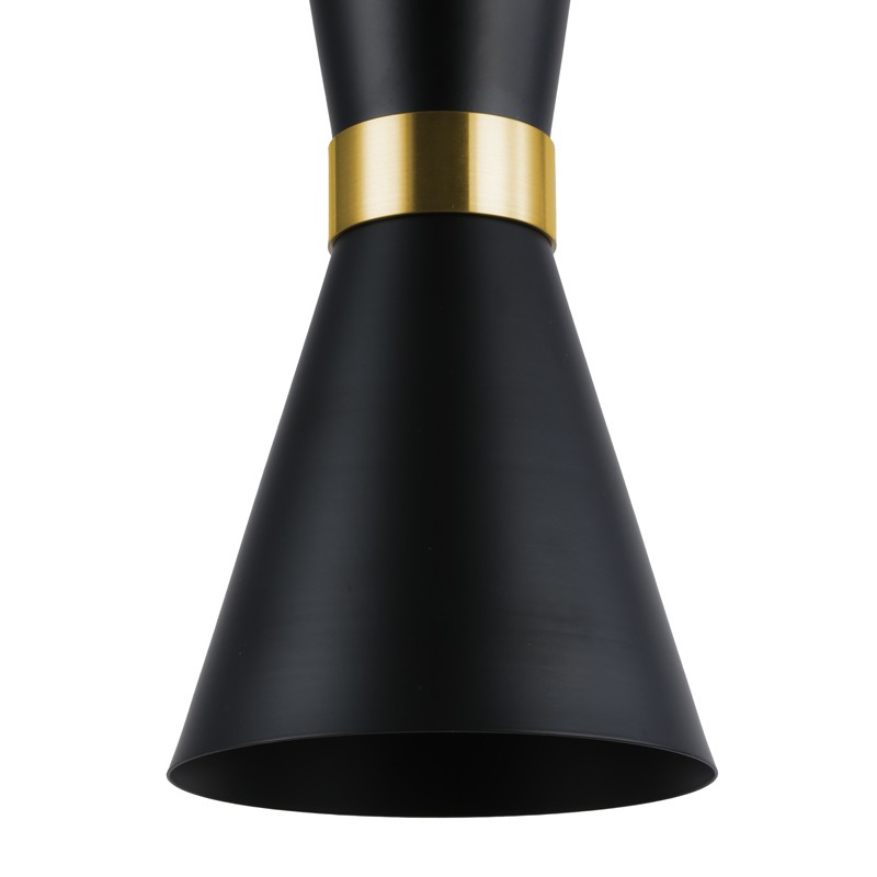 Skandinavische Pendelleuchte MARLON E27 - Tom Dixon inspiriert - Designerleuchte in mattem Aluminium