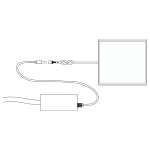 4er Pack x Slim LED Panels 60x60cm - Philips Treiber - 44W - UGR19 - Treiber enthalten