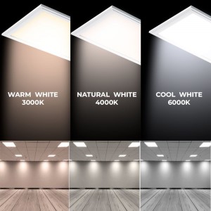 4er Pack x Slim LED Panels 60x60cm - Philips Treiber - 44W - UGR19 - 3000K, 4000K, 6000K