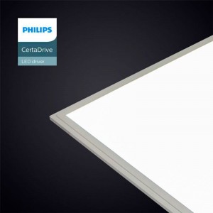 6er Pack x Slim LED Panels 60x60cm - Philips Treiber - 44W - UGR19 - Ultraslim Design, Arbeitsbeleuchtung