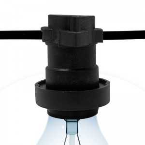 E27 Lampenfassung für Flachkabel-Lichterkette – IP44