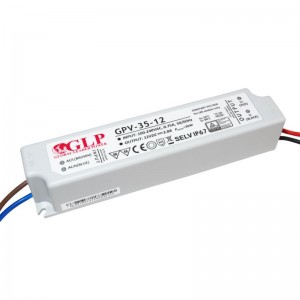 Außeneinsatz Netzteil 12V DC - 35W - IP67 - GLP - LED Streifen versorgen - kompakt - slim