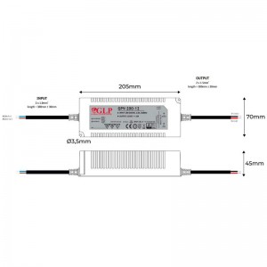 Außeneinsatz Netzteil 12V DC - 20W - IP67 - GLP