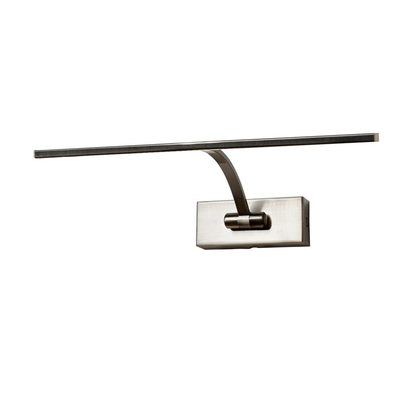 Verchromte Wandleuchte für Bildbeleuchtung