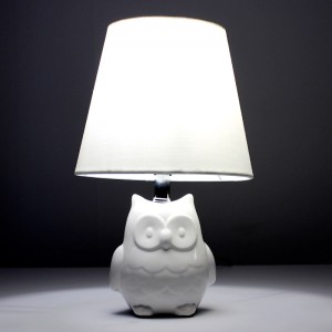 Keramik-Tischlampe "OWL" E27