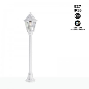 FUMAGALLI MIZAR/ANNA LED-Pollerlaterne 110cm 6W E27 IP55