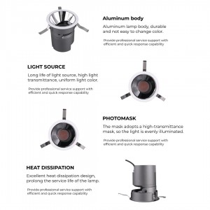 LED-Einbaudownlight Low UGR einstellbar 20W COB IP54