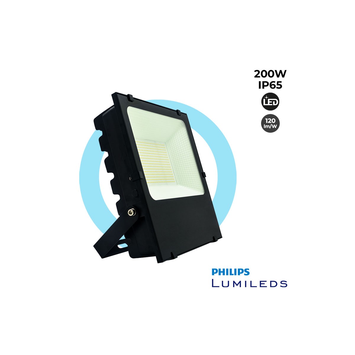 LED-Flutlicht 200W Philips Chip IP65