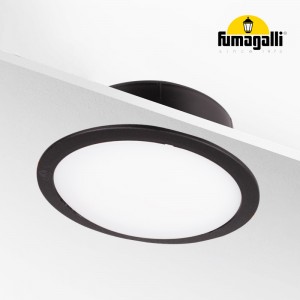 Rundes Downlight Schwarz