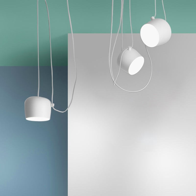 Moderne Dreifach-Pendelleuchte „Blus“ - E27 - FLOS AIM Inspiration - Hängelampe Moderne Dreifach-Pendelleuchte „Blus“ - E27 - FLOS AIM Inspiration - Hängelampe