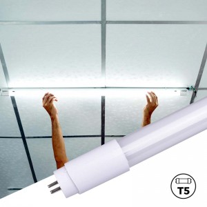 LED-Röhre T5 10W 60cm (548mm) Opalglas