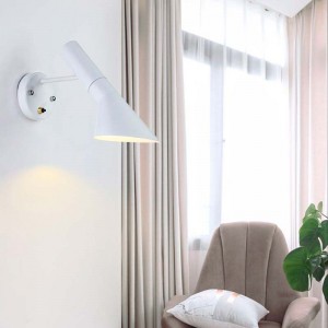 Designerlampe E27 MELISA - Nachtlicht, Leselampe, Leselicht, Leseleuchte, Nachttischlampe, Bettkopf, Replikat AJ