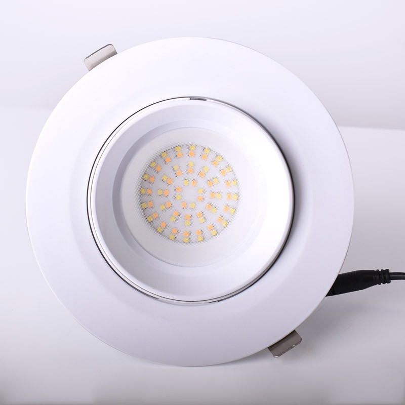 Kreisförmiges LED-Downlight c schwenkbar Kreisförmiges LED-Downlight c schwenkbar