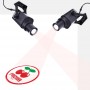 LED Logo-Projektor GOBO 20W Rotation - Außeneinsatz - IP65 - Digital Signage, Werbeträger