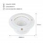 Einbaunische für Poollampe PAR56, IP68 fassung