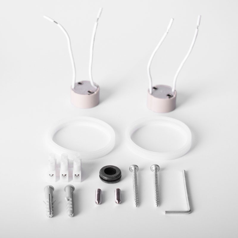 LED-Außenwandleuchte Up & Down FUMAGALLI - Montage LED-Außenwandleuchte Up & Down FUMAGALLI - Montage