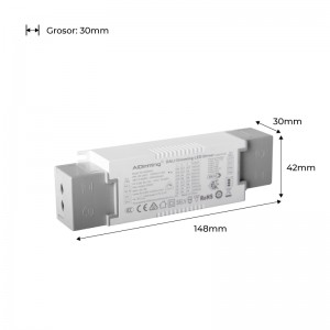 Dimmbarer DALI-Treiber 44.1W DC 9-42V Multicurrent 700-1050mA