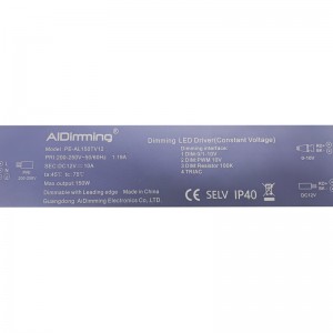 Dimmbarer Triac-Treiber 150W CV 12V 12A IP40