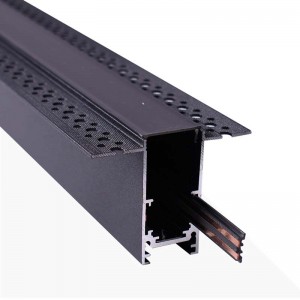 Integrations-Magnetschiene Trimless 20 mm - 48V - 2 Meter - Schwarz