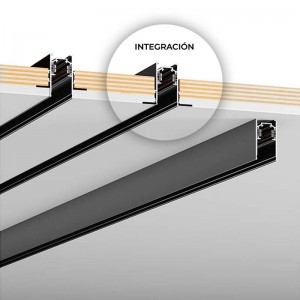 48V Stromschiene R35 Einbau weiß Magnetic Line 1,5m - Styronics LED Shop