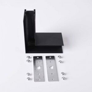 L-Verbinder für Aufbau-Magnetschienen 20 mm - Horizontal - Aufbaumontage