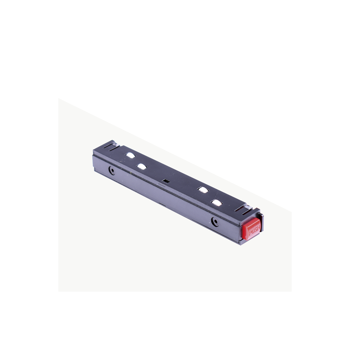 Lineare Einspeisung für Magnetschienen 20 mm - Schwarz
